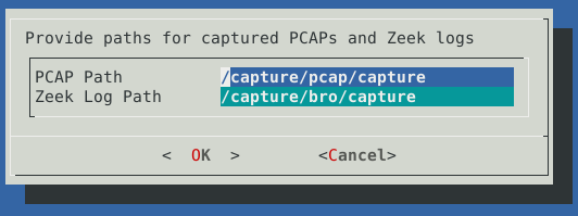 Specify capture paths